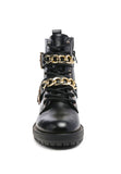 BILLY ATTA GIRL METAL CHAIN DETAIL BIKE BOOT